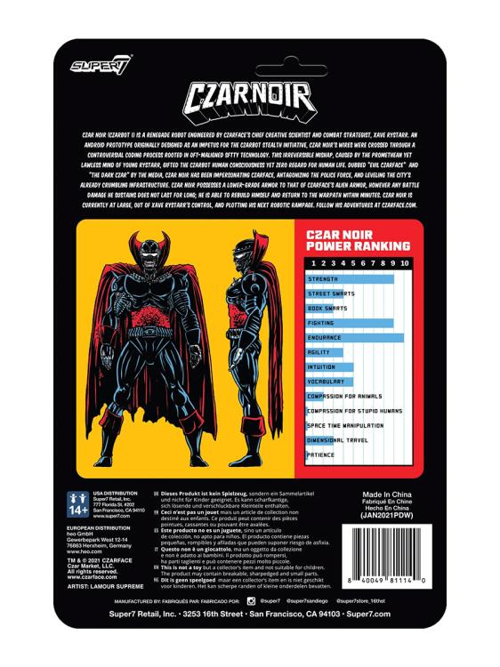 Czarface ReAction Czar Noir Figure