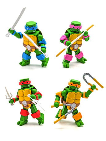 Teenage Mutant Ninja Turtles Minimates Retro Gaming SDCC 2024 Exclusive Limited Edition Box Set Gallery Image 2