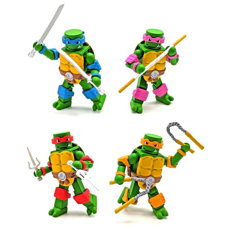 Teenage Mutant Ninja Turtles Minimates Retro Gaming SDCC 2024 Exclusive Limited Edition Box Set Gallery Image 7