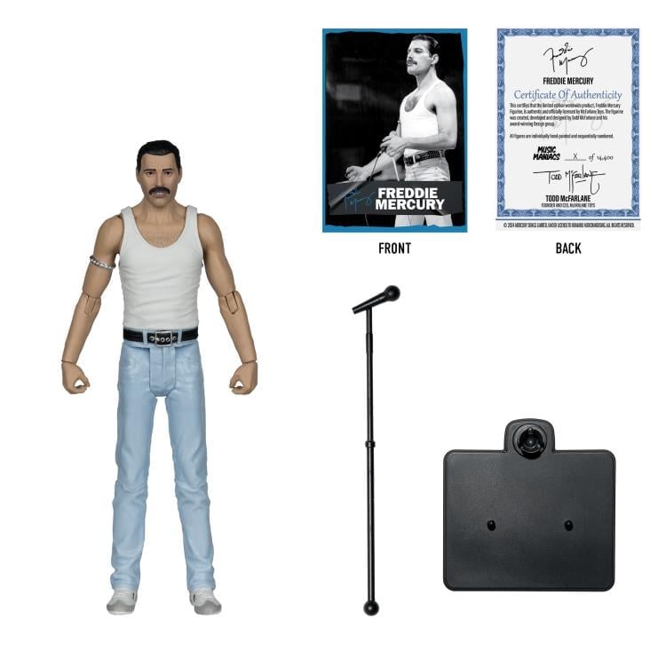 Freddie Mercury Music Maniacs 6" Limited Edition Action Figure Gallery Image 11