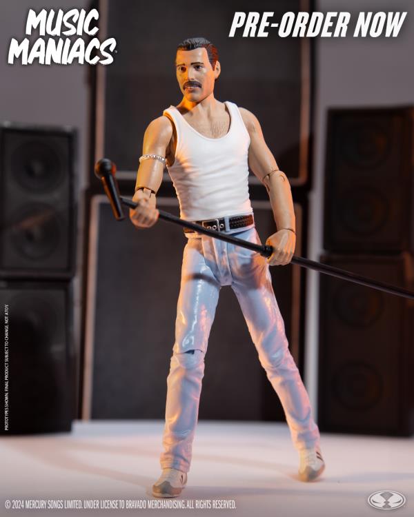 Freddie Mercury Music Maniacs 6" Limited Edition Action Figure Gallery Image 4