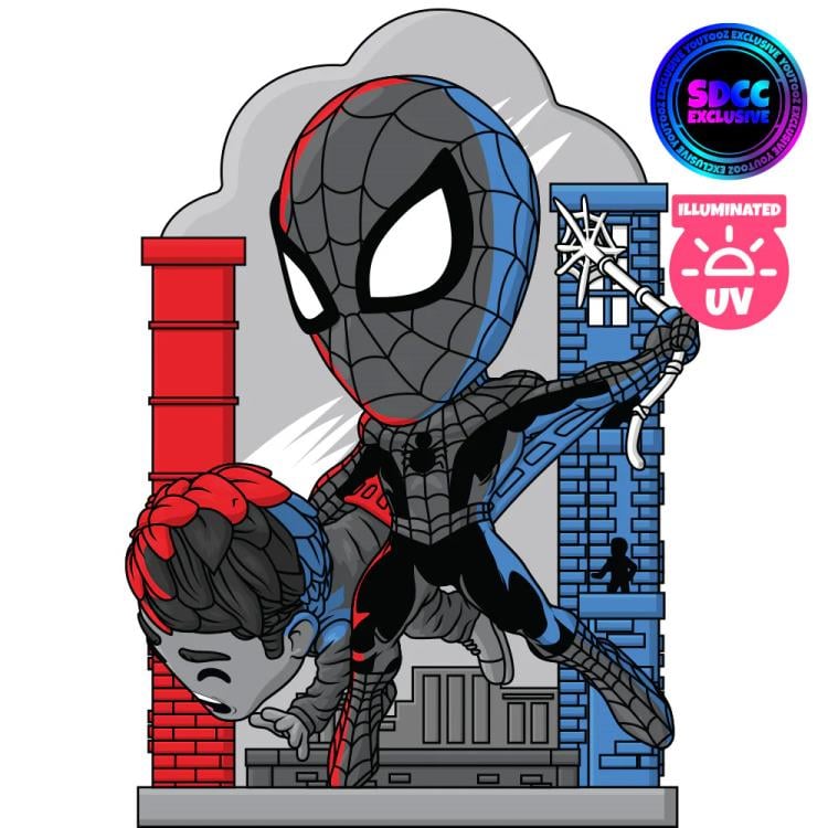 Marvel Amazing Fantasy #15 Spider-Man (Illuminated) SDCC 2024 PX Previews Exclusive Limited Edition Vinyl Figure Gallery Image 6