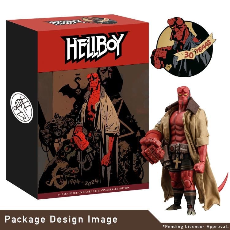 Hellboy 30th Anniversary Hellboy 1/12 Scale Action Figure Gallery Image 18