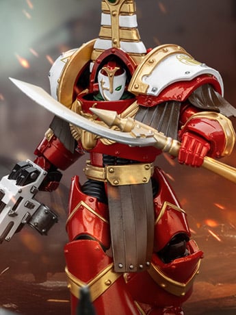 Warhammer: The Horus Heresy Thousand Sons Sekhmet Terminator Cabal Sekhmet with Combi-Bolter and Achea Force Weapon 1/18 Scale Action Figure Gallery Image 2