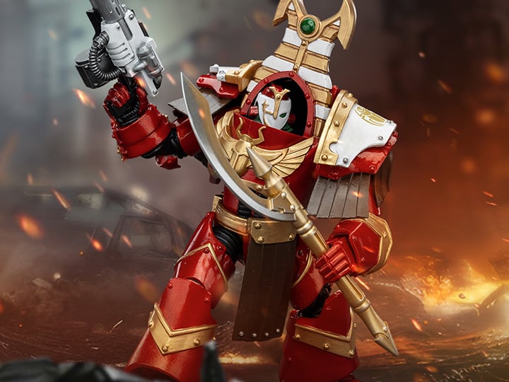 Warhammer: The Horus Heresy Thousand Sons Sekhmet Terminator Cabal Sekhmet with Combi-Melta and Achea Force Weapon 1/18 Scale Action Figure Gallery Image 1