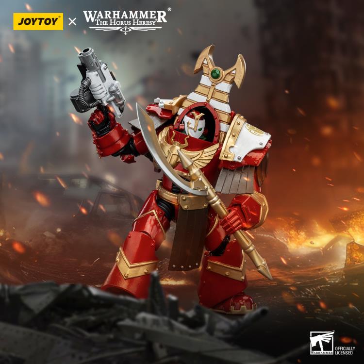 Warhammer: The Horus Heresy Thousand Sons Sekhmet Terminator Cabal Sekhmet with Combi-Melta and Achea Force Weapon 1/18 Scale Action Figure Gallery Image 3