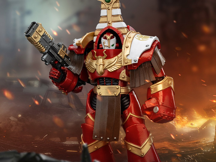 Warhammer: The Horus Heresy Thousand Sons Sekhmet Terminator Cabal Sekhmet Volkite Charger and Power Fist 1/18 Scale Action Figure Gallery Image 1