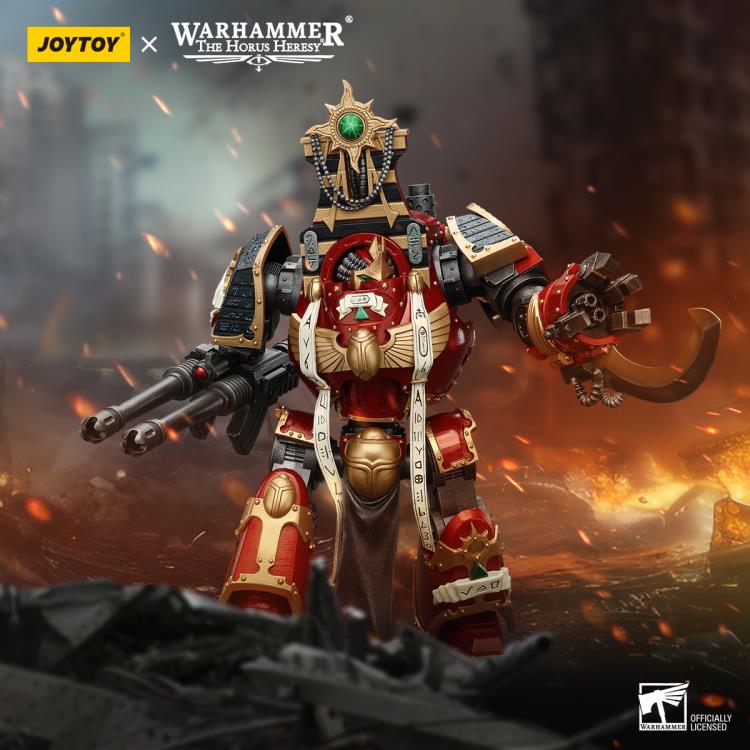 Warhammer: The Horus Heresy Thousand Sons Contemptor-Osiron Dreadnought with Gravis Force Blade and Gravis Autocannon 1/18 Scale Action Figure Gallery Image 3