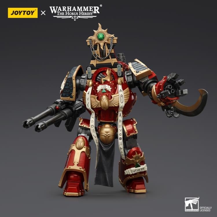 Warhammer: The Horus Heresy Thousand Sons Contemptor-Osiron Dreadnought with Gravis Force Blade and Gravis Autocannon 1/18 Scale Action Figure Gallery Image 7