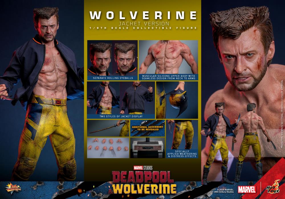 Deadpool & Wolverine MMS756 Wolverine (Jacket Ver.) 1/6th Scale Collectible Figure Gallery Image 18