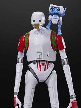 Star Wars: The Black Series 6" KX Security Droid (Holiday Edition) Figure Gallery Image 2