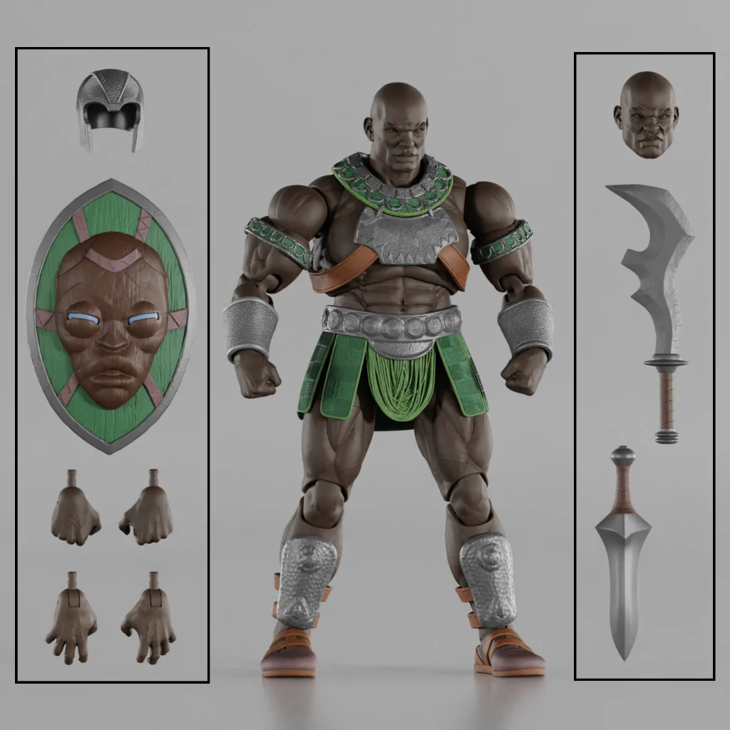 Brutal Realm Ogun the God of Iron 1/12 Scale Action Figure Gallery Image 8