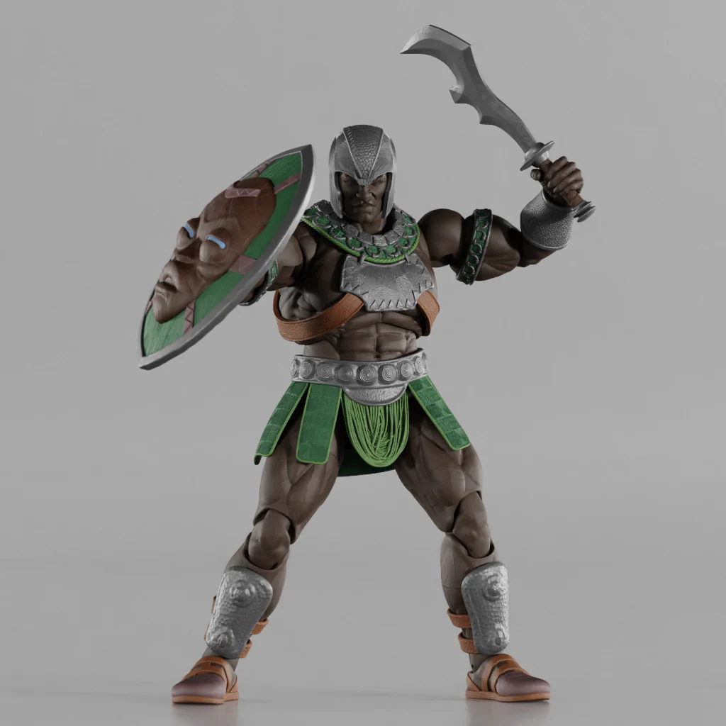 Brutal Realm Ogun the God of Iron 1/12 Scale Action Figure Gallery Image 3