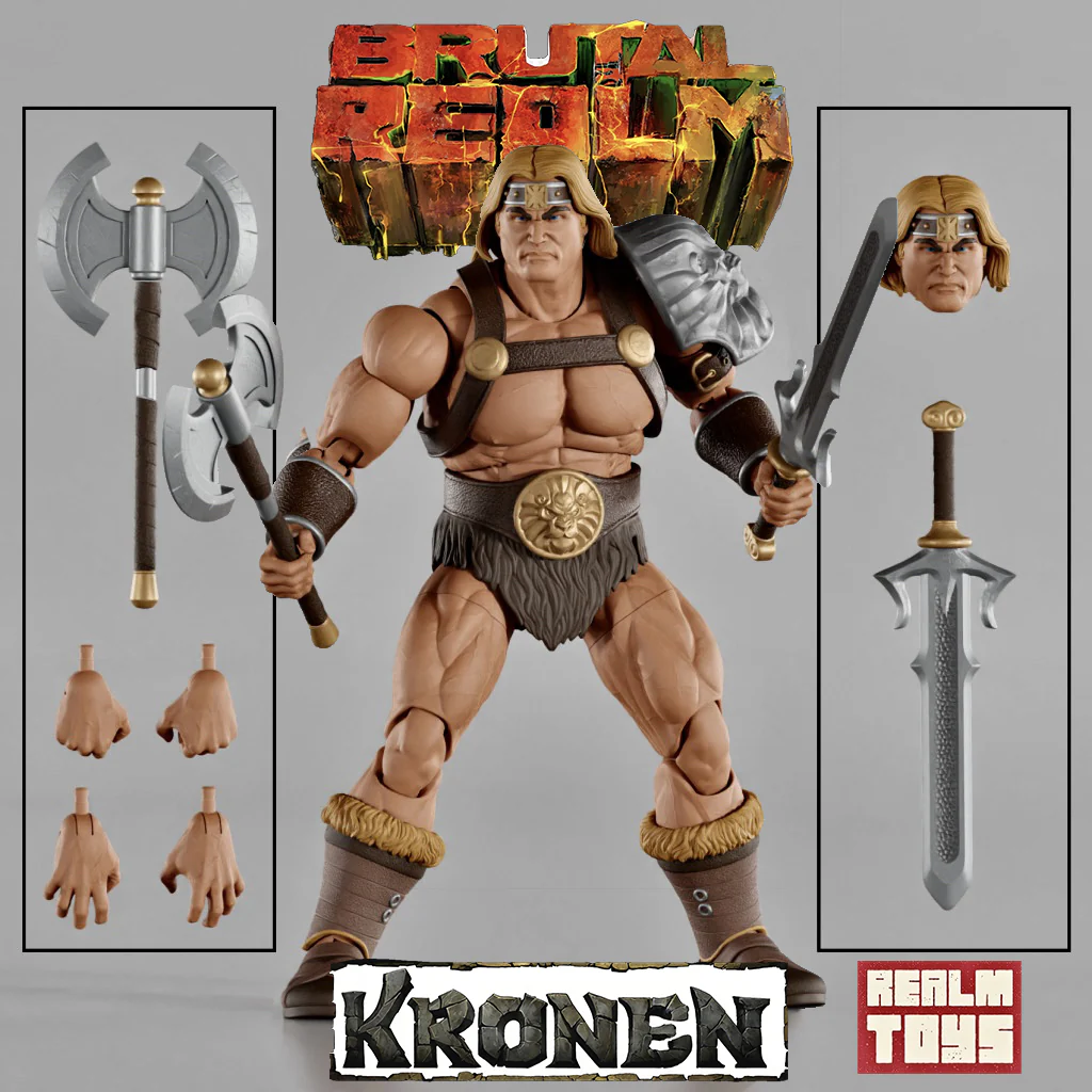 Brutal Realm Kronen the Future Barbarian King 1/12 Scale Action Figure Gallery Image 7