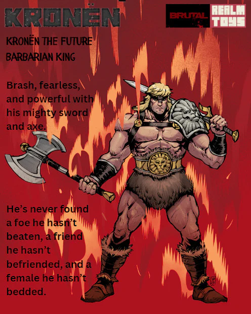 Brutal Realm Kronen the Future Barbarian King 1/12 Scale Action Figure Gallery Image 12