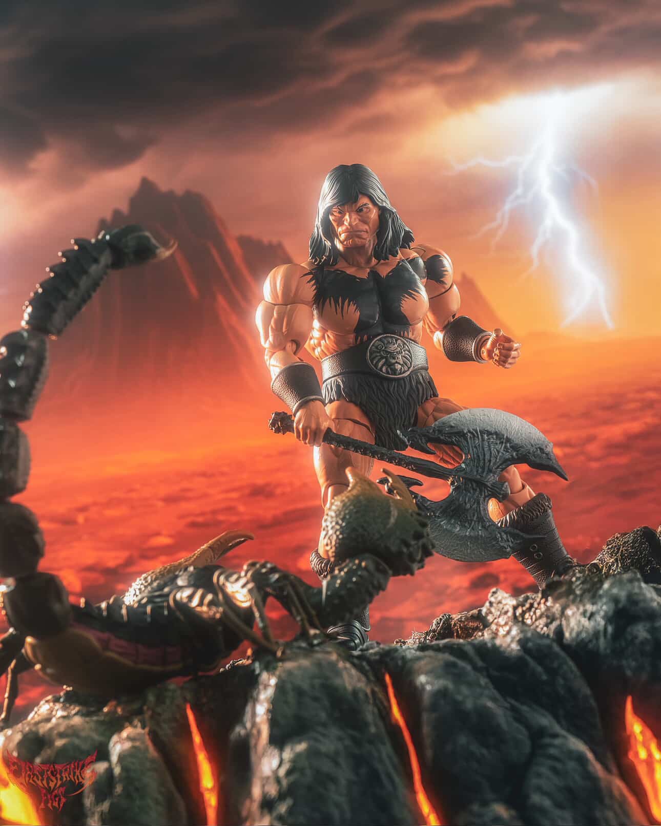Brutal Realm Croman the Beguiled Barbarian 1/12 Scale Action Figure Gallery Image 9