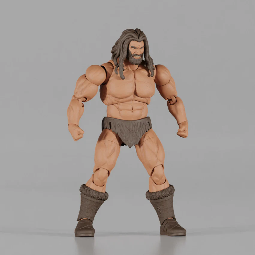 Brutal Realm Krieger (Germanic Warrior Barbarian) 1/12 Scale Action Figure Gallery Image 3