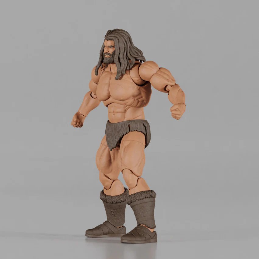 Brutal Realm Krieger (Germanic Warrior Barbarian) 1/12 Scale Action Figure Gallery Image 5