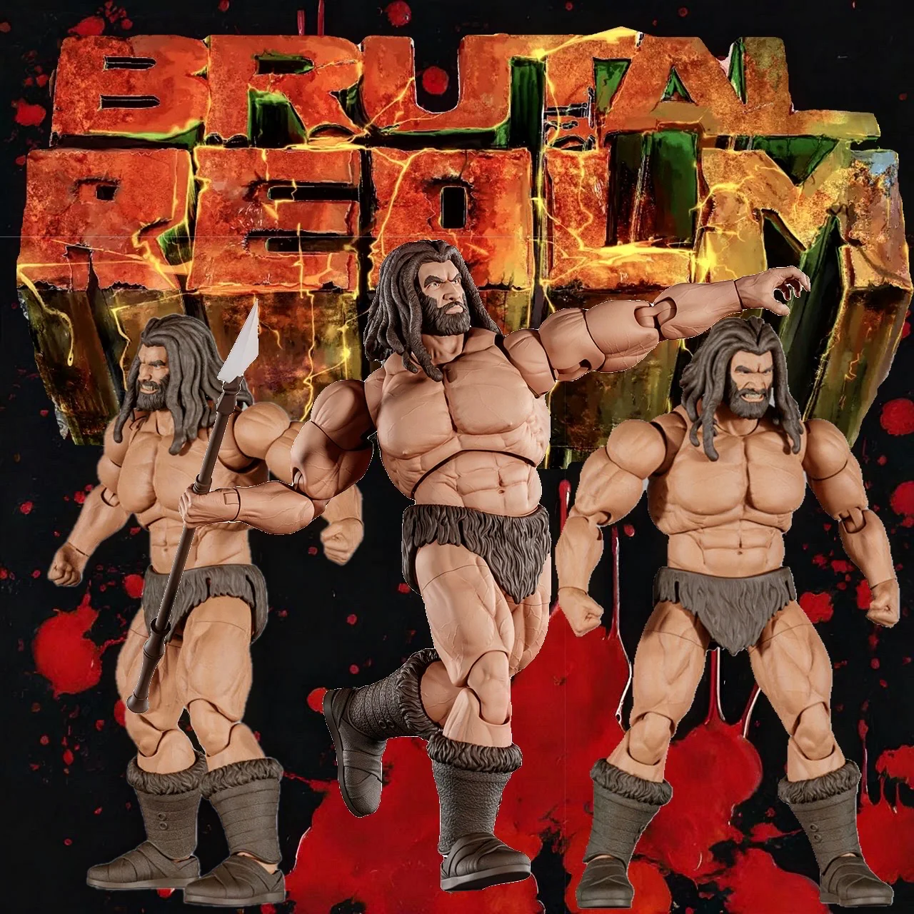 Brutal Realm Krieger (Germanic Warrior Barbarian) 1/12 Scale Action Figure Gallery Image 11