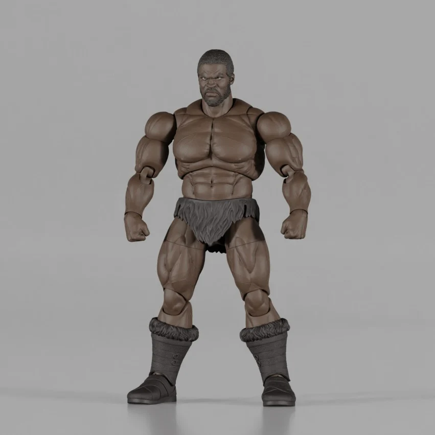 Brutal Realm Jagun (African Warrior Barbarian) 1/12 Scale Action Figure Gallery Image 3
