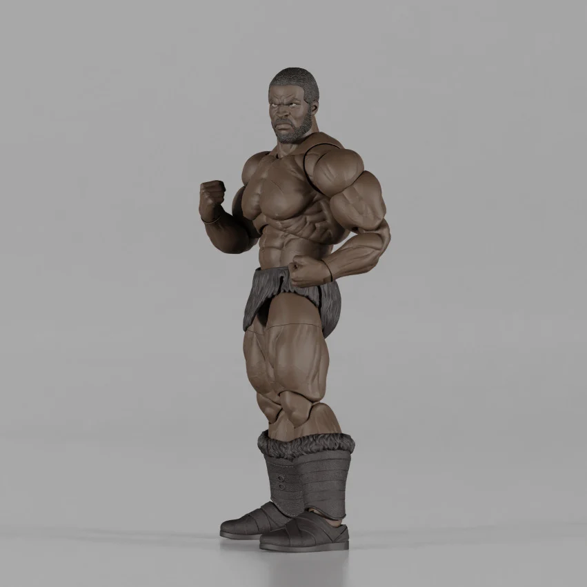 Brutal Realm Jagun (African Warrior Barbarian) 1/12 Scale Action Figure Gallery Image 5