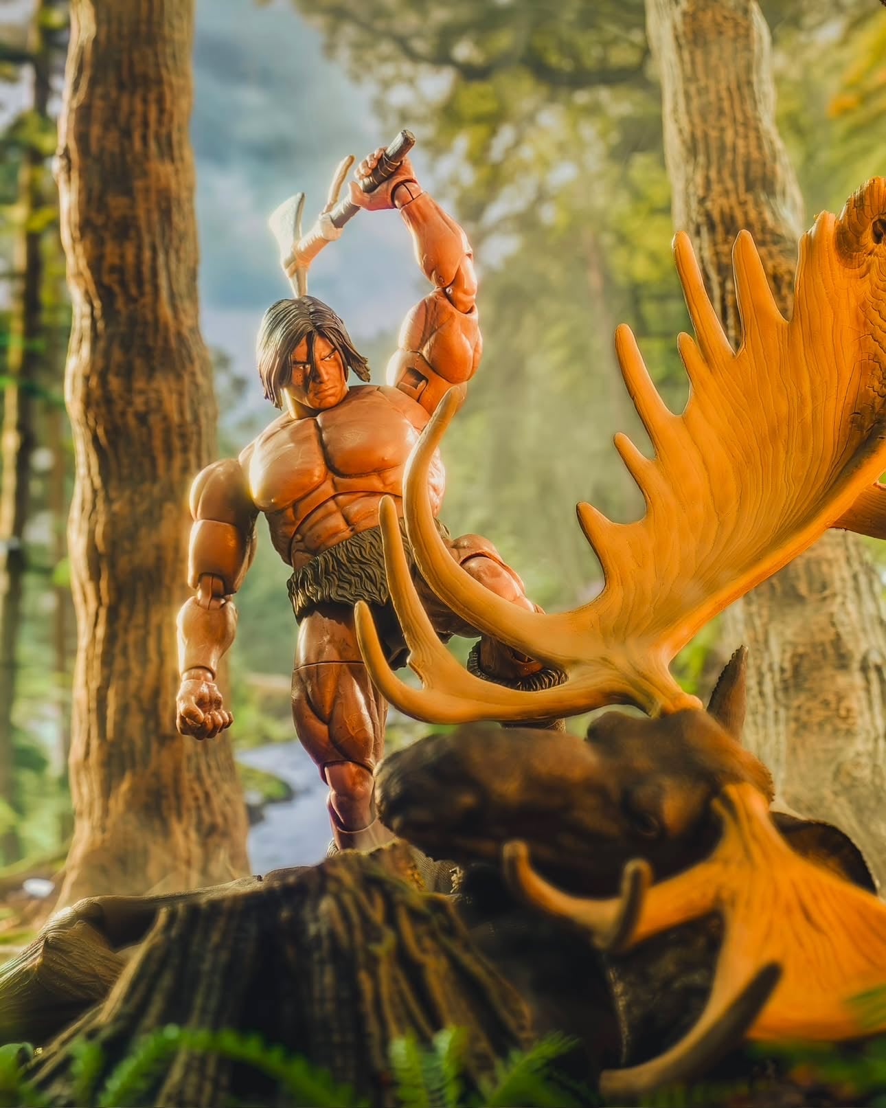 Brutal Realm Chetan (Native American Warrior Barbarian) 1/12 Scale Action Figure Gallery Image 8
