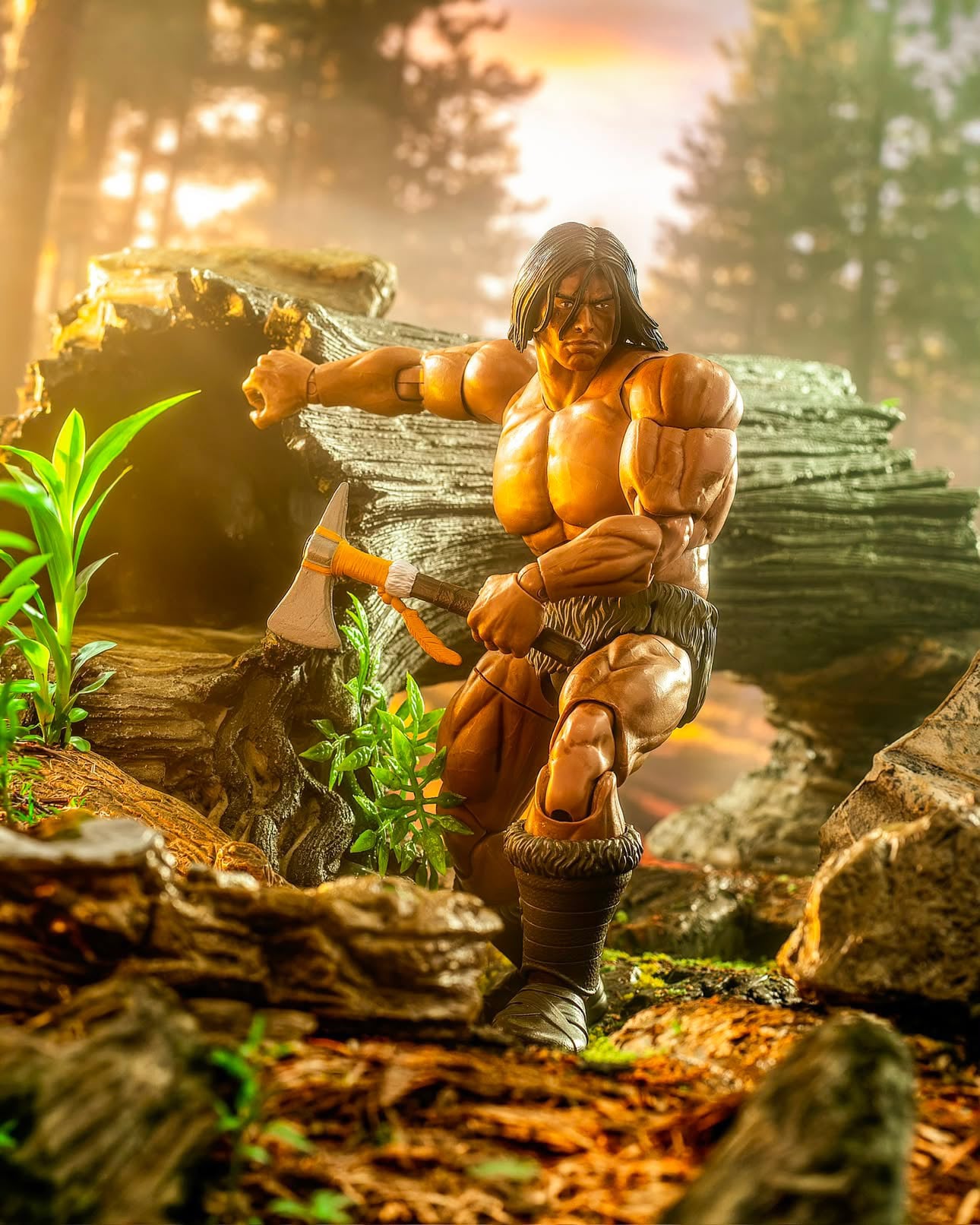 Brutal Realm Chetan (Native American Warrior Barbarian) 1/12 Scale Action Figure Gallery Image 9