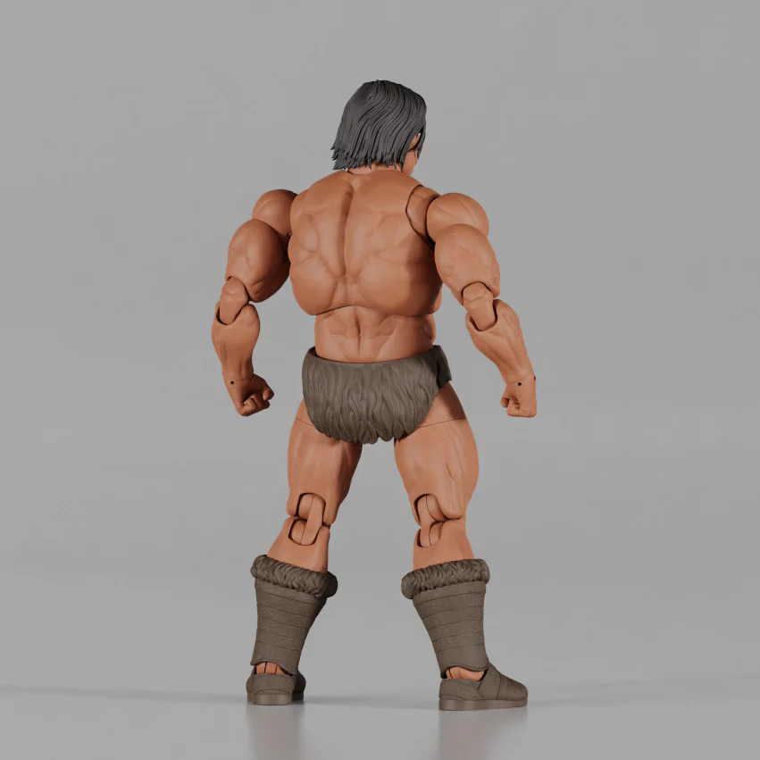Brutal Realm Chetan (Native American Warrior Barbarian) 1/12 Scale Action Figure Gallery Image 6