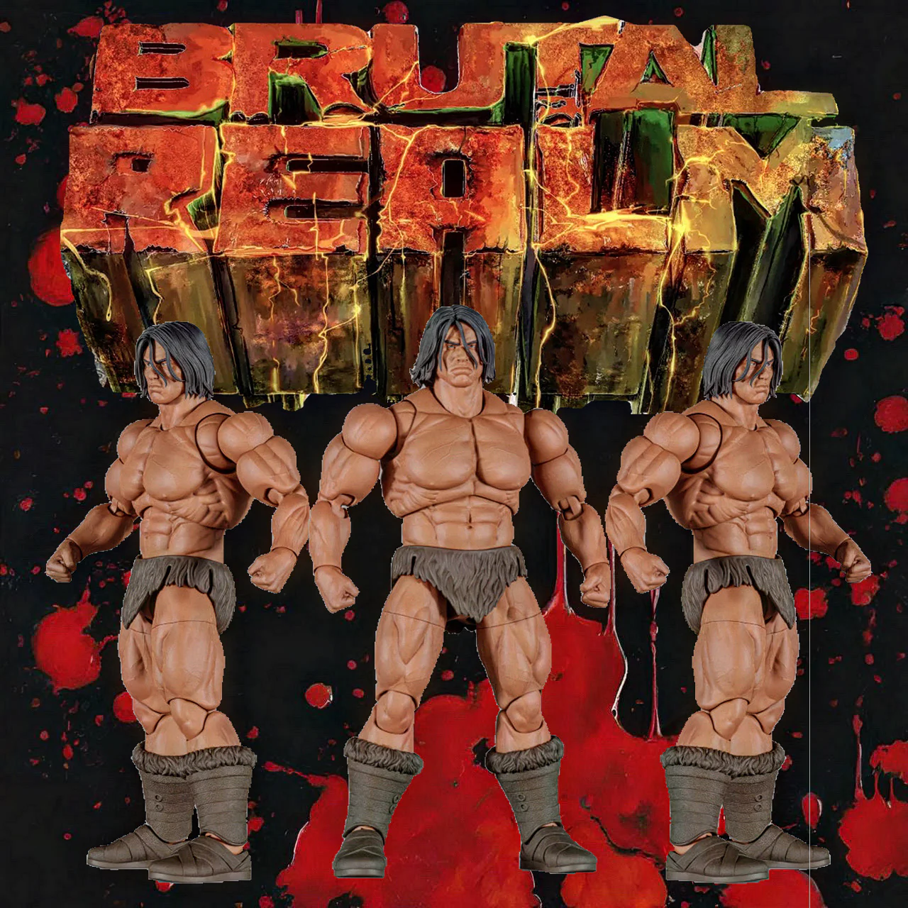Brutal Realm Chetan (Native American Warrior Barbarian) 1/12 Scale Action Figure Gallery Image 11