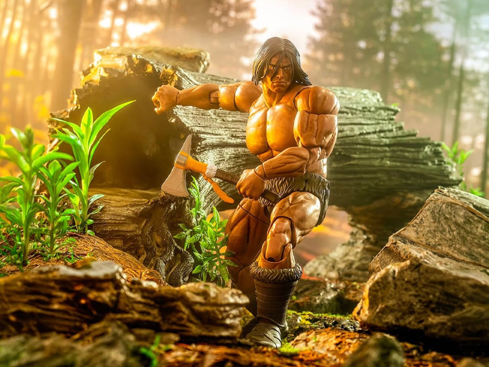 Brutal Realm Chetan (Native American Warrior Barbarian) 1/12 Scale Action Figure Gallery Image 1