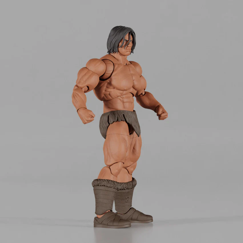 Brutal Realm Chetan (Native American Warrior Barbarian) 1/12 Scale Action Figure Gallery Image 5