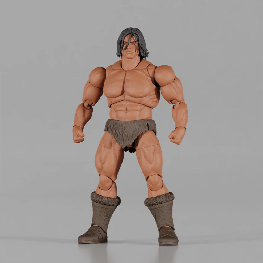 Brutal Realm Chetan (Native American Warrior Barbarian) 1/12 Scale Action Figure Gallery Image 3