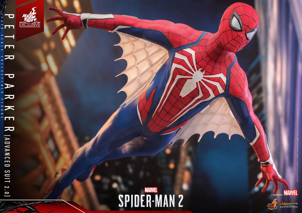 Marvel's Spider-Man 2 VGM54 Spider-Man (Advanced Suit 2.0) 1/6th Scale Collectible Exclusive Figure Gallery Image 7