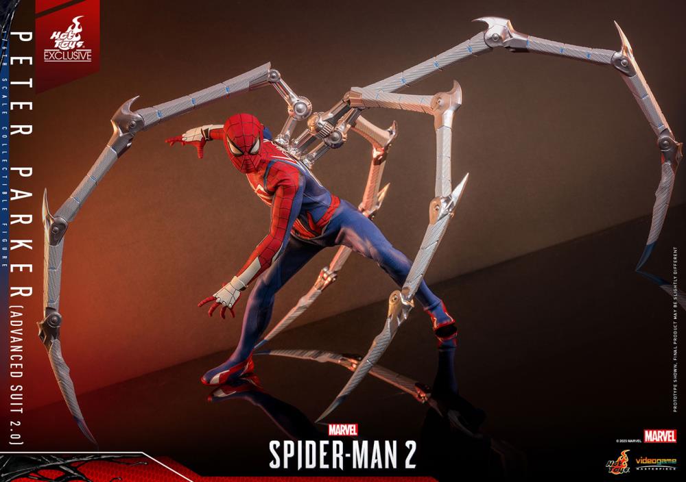 Marvel's Spider-Man 2 VGM54 Spider-Man (Advanced Suit 2.0) 1/6th Scale Collectible Exclusive Figure Gallery Image 13