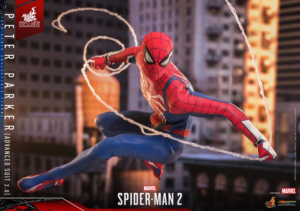 Marvel's Spider-Man 2 VGM54 Spider-Man (Advanced Suit 2.0) 1/6th Scale Collectible Exclusive Figure Gallery Image 4