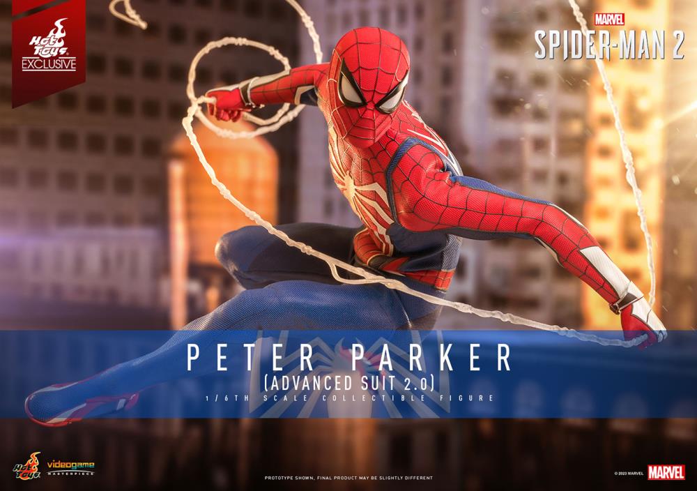 Marvel's Spider-Man 2 VGM54 Spider-Man (Advanced Suit 2.0) 1/6th Scale Collectible Exclusive Figure Gallery Image 3