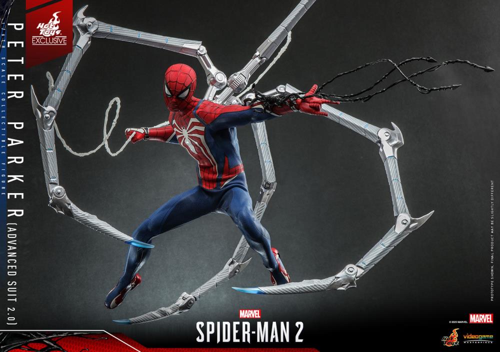 Marvel's Spider-Man 2 VGM54 Spider-Man (Advanced Suit 2.0) 1/6th Scale Collectible Exclusive Figure Gallery Image 15