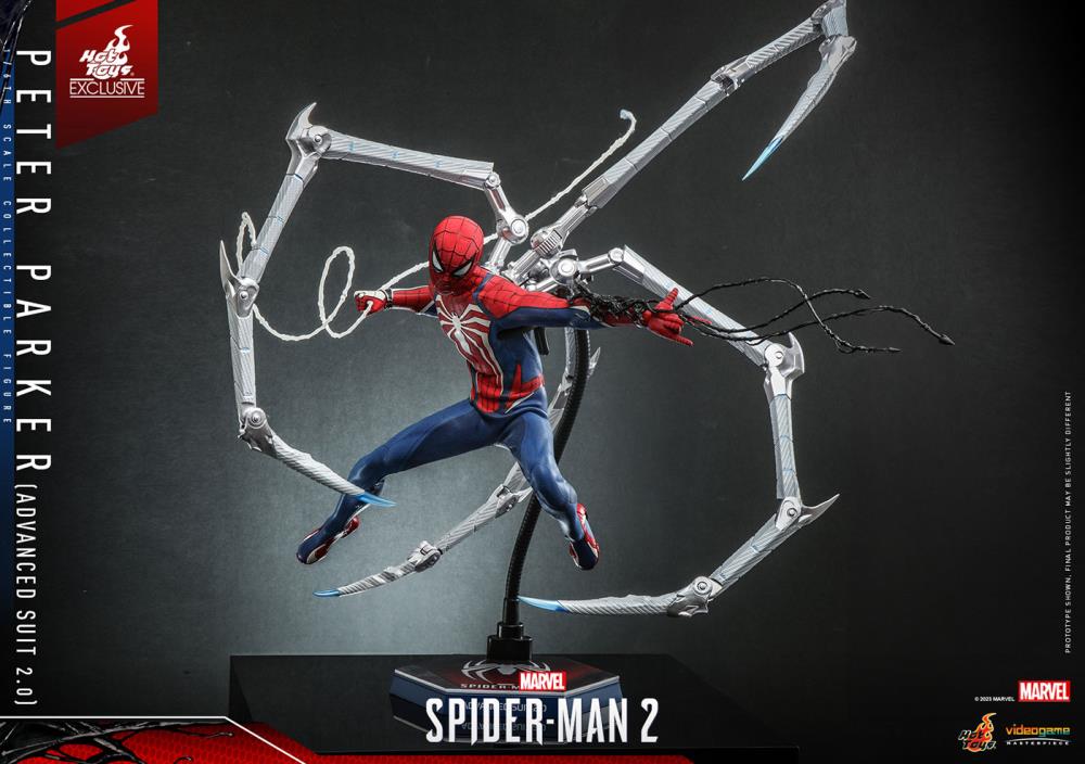 Marvel's Spider-Man 2 VGM54 Spider-Man (Advanced Suit 2.0) 1/6th Scale Collectible Exclusive Figure Gallery Image 14