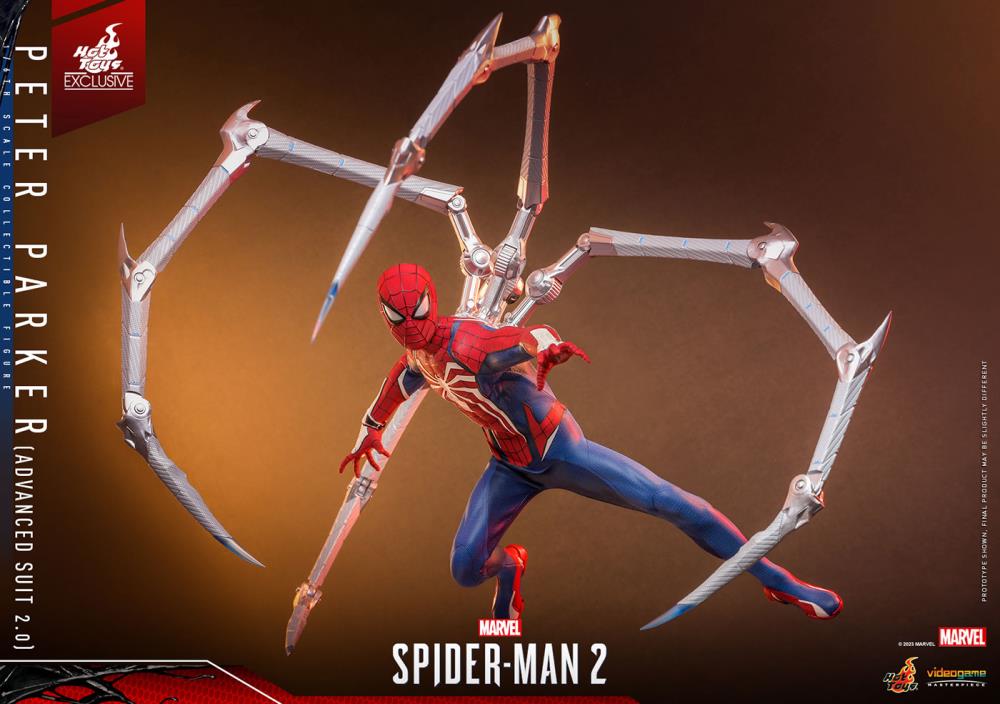 Marvel's Spider-Man 2 VGM54 Spider-Man (Advanced Suit 2.0) 1/6th Scale Collectible Exclusive Figure Gallery Image 12