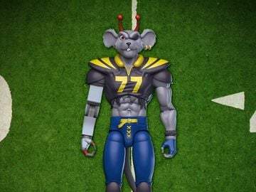 Biker Mice from Mars Sports Bros Touchdown Modo PX Previews