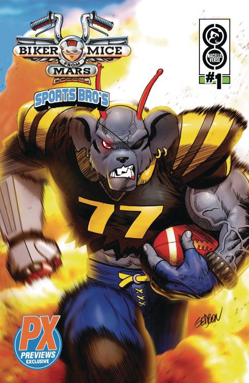 Biker Mice from Mars Sports Bros Touchdown Modo PX Previews