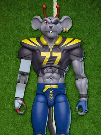 Biker Mice from Mars Sports Bros Touchdown Modo PX Previews