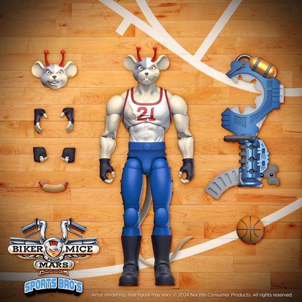 Biker Mice from Mars Sports Bros Slam Dunk Vinnie PX Previews Exclusive Limited Edition Action Figure Gallery Image 3