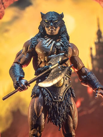Fire & Ice ICON Collectibles Dark Wolf (Animated Ver.) 1/12 Scale