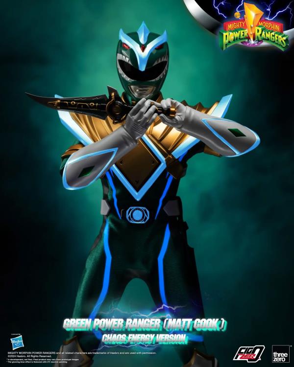 Mighty Morphin Power Rangers FigZero Green Ranger (Matt Cook Chaos Energy Ver.) 1/6 Scale PX Previews Limited Edition Figure Gallery Image 6