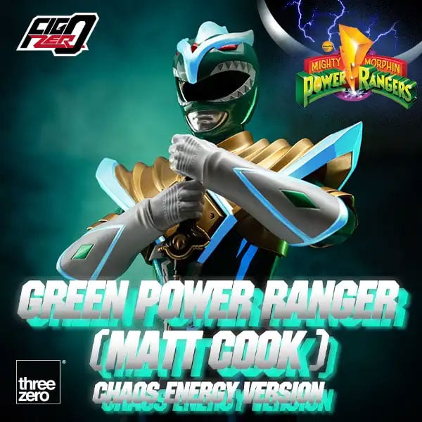 Mighty Morphin Power Rangers FigZero Green Ranger (Matt Cook Chaos Energy Ver.) 1/6 Scale PX Previews Limited Edition Figure Gallery Image 4