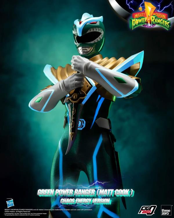 Mighty Morphin Power Rangers FigZero Green Ranger (Matt Cook Chaos Energy Ver.) 1/6 Scale PX Previews Limited Edition Figure Gallery Image 5