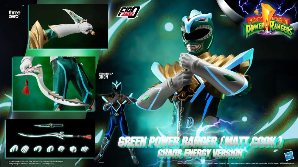 Mighty Morphin Power Rangers FigZero Green Ranger (Matt Cook Chaos