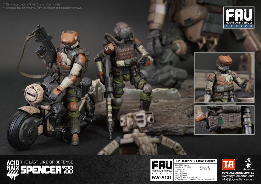 Acid Rain FAV-A121 Spencer Action Figure Gallery Image 10