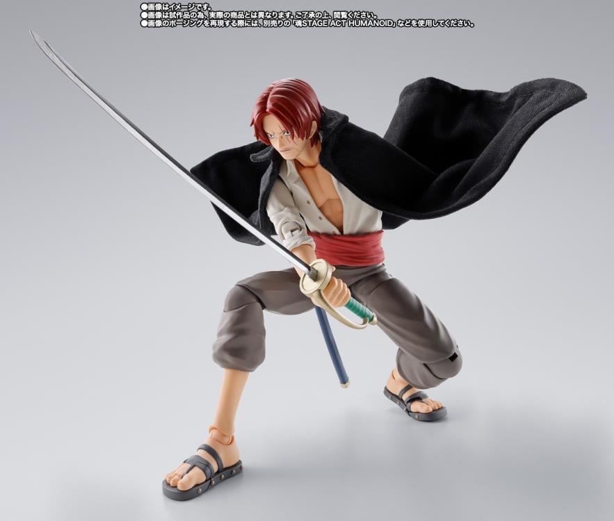 One Piece S.H.Figuarts Shanks and Monkey D. Luffy (Childhood) Action Figure Gallery Image 5
